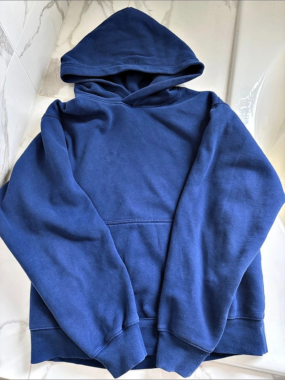 Aritzia Sweatfleece Perfect Fit Hoodie Blue Size Medium